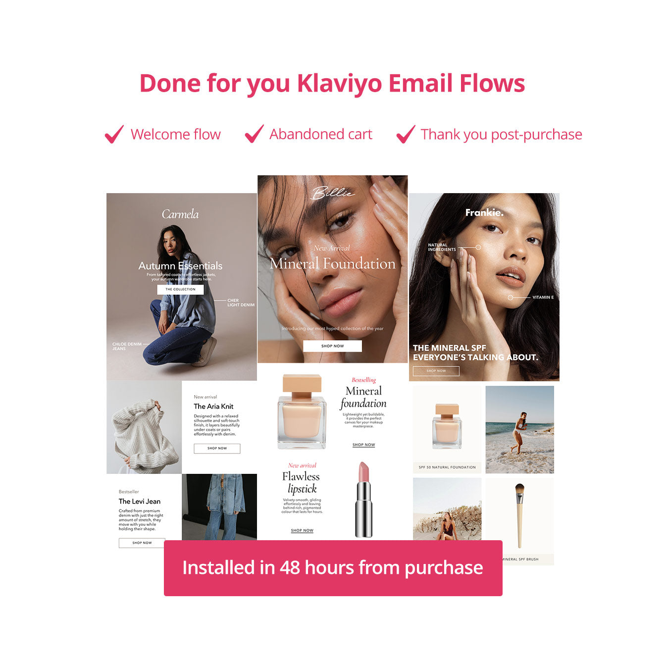 Klaviyo done for you flows